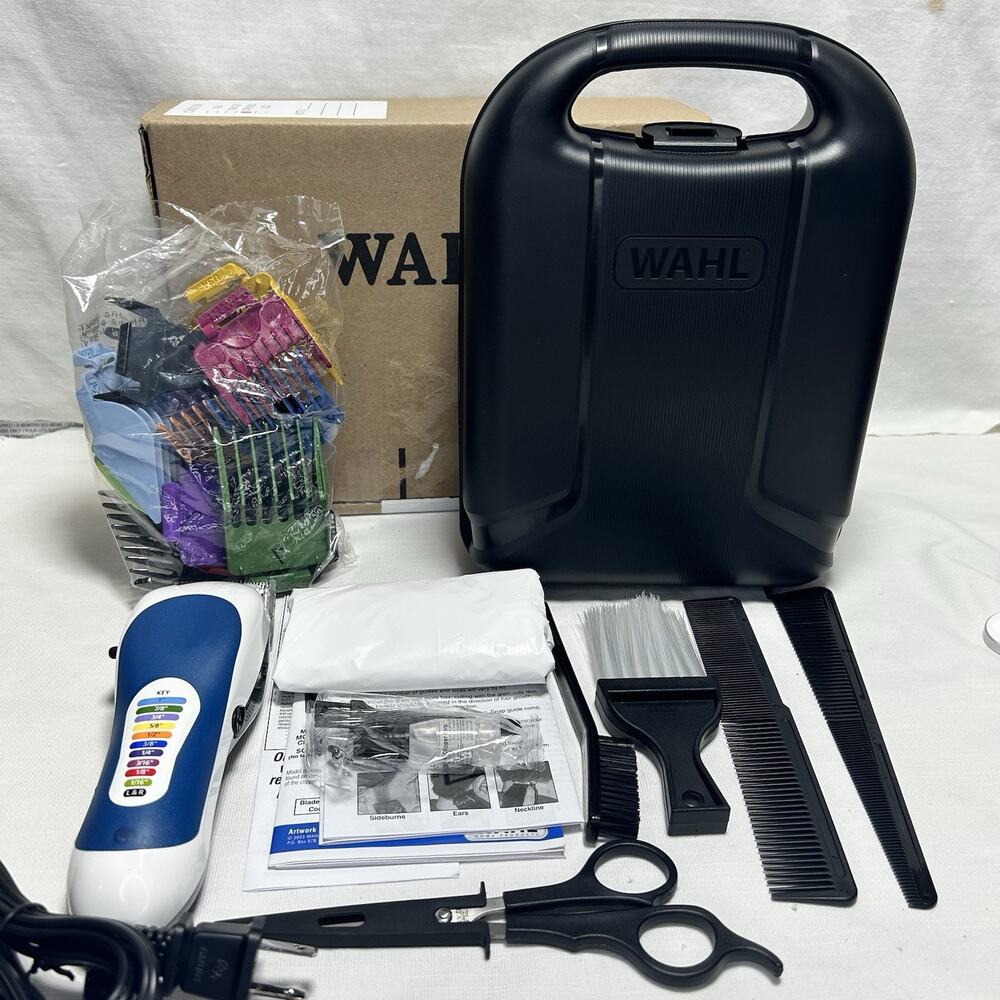 NOB Wahl Clipper Color Pro Complete Haircutting Kit Easy Color Model 79300-1001